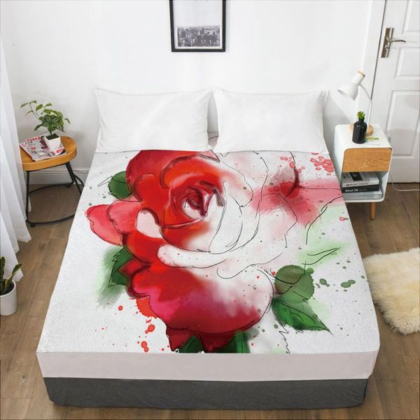 sheets & sets luxury elastic fitted sheet bed with an band mattress cover 150x200/160x200 for home flowers green leaf
sheets & sets luxury elastic fitted sheet bed with an band mattress cover 150x200/160x200 for home flowers green leaf