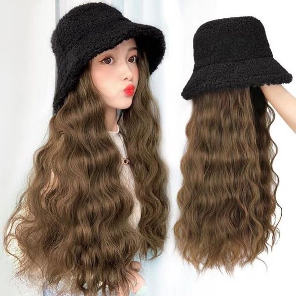 wide brim hats lamb wool fisherman hat wig fashion corn water corrugated long curly hair female girl decoration brown, Blue;gray
wide brim hats lamb wool fisherman hat wig fashion corn water corrugated long curly hair female girl decoration brown, Blue;gray