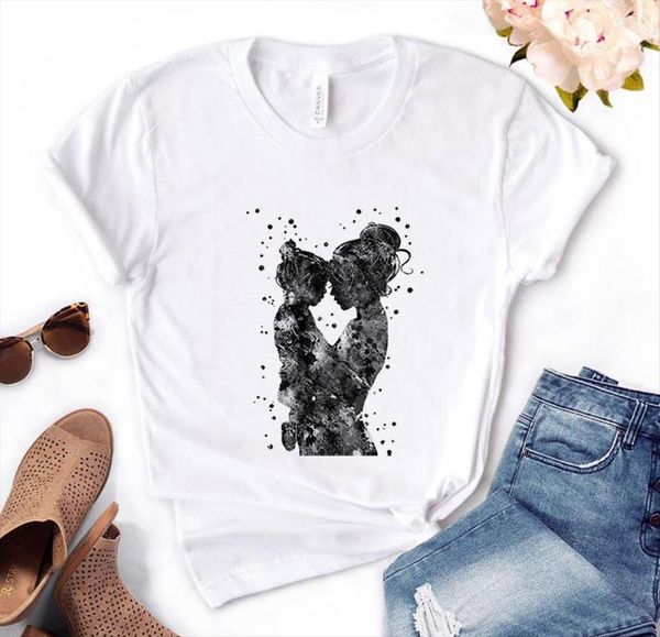 mother and daughter print womens t shirts short sleeve o neck loose ladies causal tee clothes, White
mother and daughter print womens t shirts short sleeve o neck loose ladies causal tee clothes, White