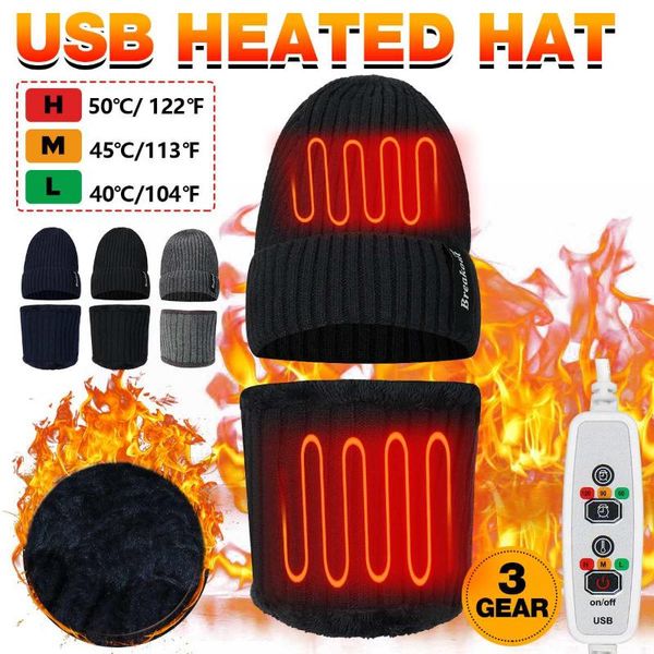 outdoor hats heating men women's hiking cap scarf electric winter camping knitted hat thicken neck warmer usb 3gears adjustable 2pc/set, Black;white
outdoor hats heating men women's hiking cap scarf electric winter camping knitted hat thicken neck warmer usb 3gears adjustable 2pc/set, Black;white