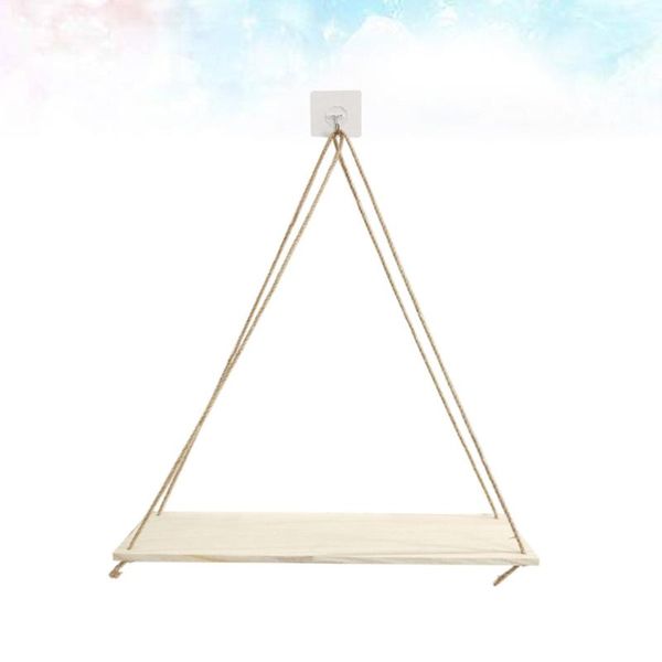 hooks & rails 1 set of wooden wall shelf flower pot rack rope storage hanging decor - size (wood color)
hooks & rails 1 set of wooden wall shelf flower pot rack rope storage hanging decor - size (wood color)