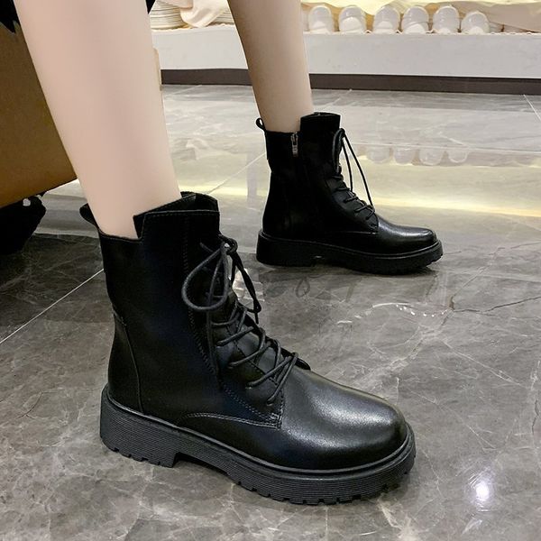 new autumn winter black leather boots punk booties thick bottom platform ankle boots for women shoes woman short boots plus size
new autumn winter black leather boots punk booties thick bottom platform ankle boots for women shoes woman short boots plus size