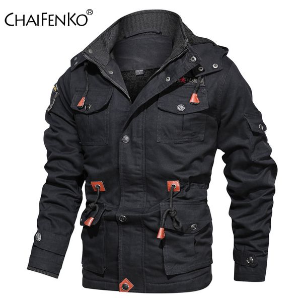 men hooded fleece casual military jacket men new winter windbreaker pilot coat men fashion windproof cargo mens jacket, Black;brown
men hooded fleece casual military jacket men new winter windbreaker pilot coat men fashion windproof cargo mens jacket, Black;brown
