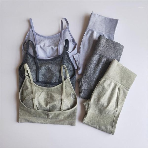 high waist tights women gym leggings and bra 2pcs workout sportswear clothing sport fitness seamless yoga sets outfit
high waist tights women gym leggings and bra 2pcs workout sportswear clothing sport fitness seamless yoga sets outfit