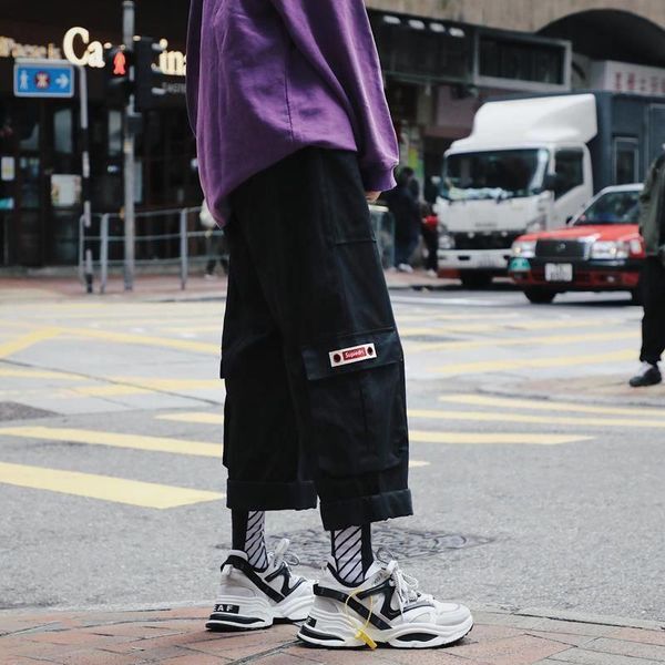 women's pants & capris fashion woman women cargo high waist loose trousers joggers female sweatpants streetwear casual hip hop girl, Black;white
women's pants & capris fashion woman women cargo high waist loose trousers joggers female sweatpants streetwear casual hip hop girl, Black;white