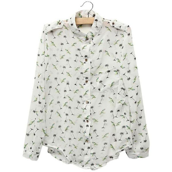 spring long sleeves beathable slim summer women shirts print chiffon blouse elegent casual female clothes women's blouses, White
spring long sleeves beathable slim summer women shirts print chiffon blouse elegent casual female clothes women's blouses, White
