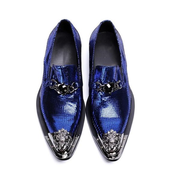 blue fish pattern men iron pointed toe shoes british style slip on for men elegant dress business formal shoes zapatos de hombre, Black
blue fish pattern men iron pointed toe shoes british style slip on for men elegant dress business formal shoes zapatos de hombre, Black