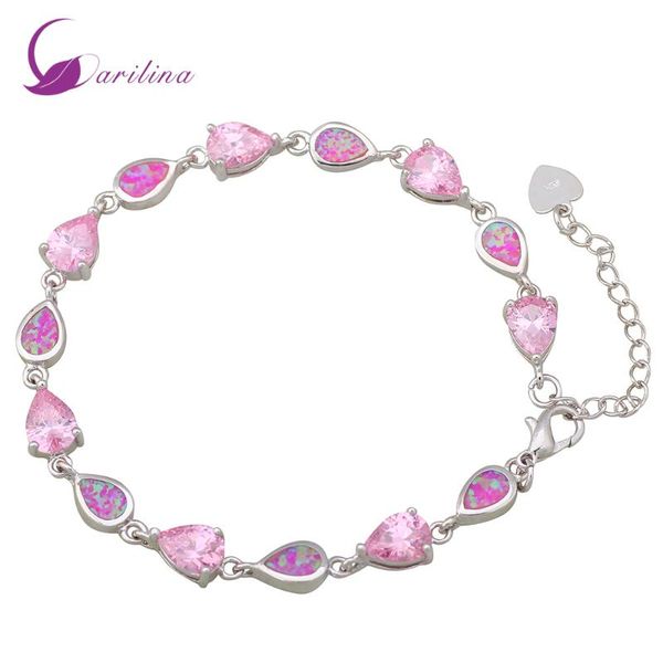 charm bracelets romantic jewelry pink fire opal silver color overlay crystal for womens 180mm 7.08 inch b349, Golden;silver
charm bracelets romantic jewelry pink fire opal silver color overlay crystal for womens 180mm 7.08 inch b349, Golden;silver