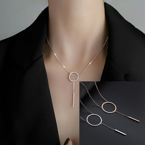 chains korean necklace circle male sister women's neck pendants jewelry making jewelry-accessories with punk, Silver
chains korean necklace circle male sister women's neck pendants jewelry making jewelry-accessories with punk, Silver