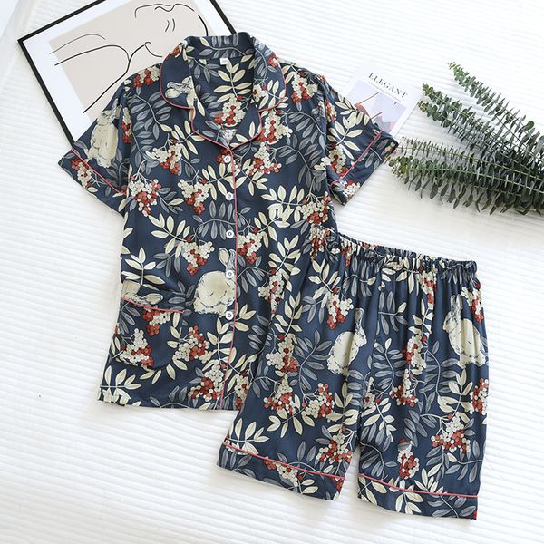 2021summer new style ladies 100% viscose pajamas two-piece pure cotton thin large size short-sleeved shorts cartoon home service, Black;red
2021summer new style ladies 100% viscose pajamas two-piece pure cotton thin large size short-sleeved shorts cartoon home service, Black;red