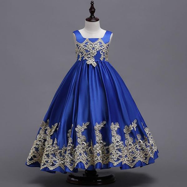 girl's dresses in stock royal blue burgundy flower girls dress with gold appliques a line o neck sleeveless satin pageant 2021 wear, Red;yellow
girl's dresses in stock royal blue burgundy flower girls dress with gold appliques a line o neck sleeveless satin pageant 2021 wear, Red;yellow
