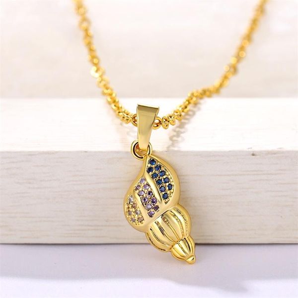 pendant necklaces conch necklace women colorful crystal zircon gold-plate copper micro-paved chokers 2021 female fashion jewelry gift, Silver
pendant necklaces conch necklace women colorful crystal zircon gold-plate copper micro-paved chokers 2021 female fashion jewelry gift, Silver