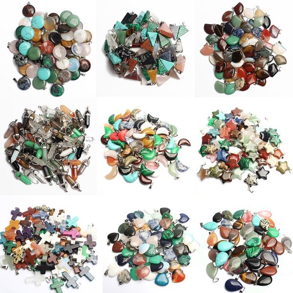 mixed natural stone gem pendant love heart star charms pendants for jewelry making diy bracelet necklace accessories, Bronze;silver
mixed natural stone gem pendant love heart star charms pendants for jewelry making diy bracelet necklace accessories, Bronze;silver