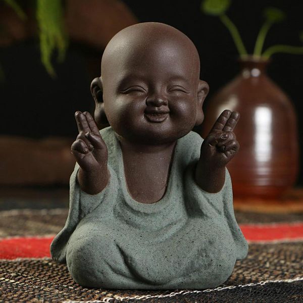 home club feng shui decoration buddha statue little monk colored sand ceramics purple figurines tea pets
home club feng shui decoration buddha statue little monk colored sand ceramics purple figurines tea pets