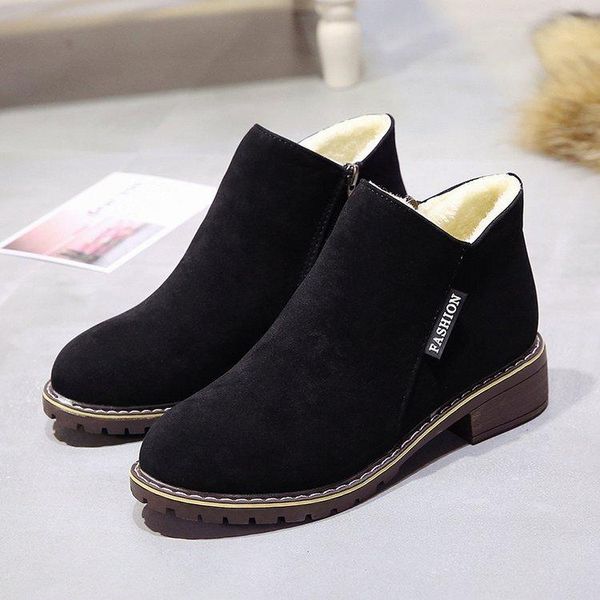 boots winter women's frosted thick with low-heel plus cashmere fashion short q11-71, Black
boots winter women's frosted thick with low-heel plus cashmere fashion short q11-71, Black
