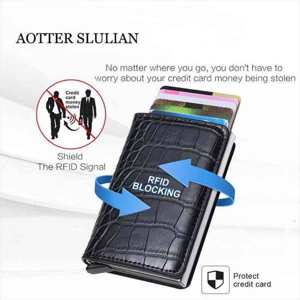 rfid anti theft smart wallet thin id card holders automatically solid metal bank credit business mini purses, Red;black
rfid anti theft smart wallet thin id card holders automatically solid metal bank credit business mini purses, Red;black