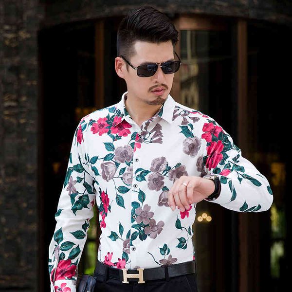 t shirts plus size 7xl 6xl 5xl long floral shirt men's clothes 2021 autumn simple winter regular casual fit homme warm selling blouse d, White;black
t shirts plus size 7xl 6xl 5xl long floral shirt men's clothes 2021 autumn simple winter regular casual fit homme warm selling blouse d, White;black