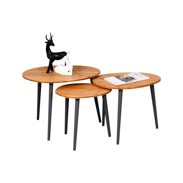 bamboo nesting living room triangle end table,set of 3 coffee modern minimalist side table for household
bamboo nesting living room triangle end table,set of 3 coffee modern minimalist side table for household