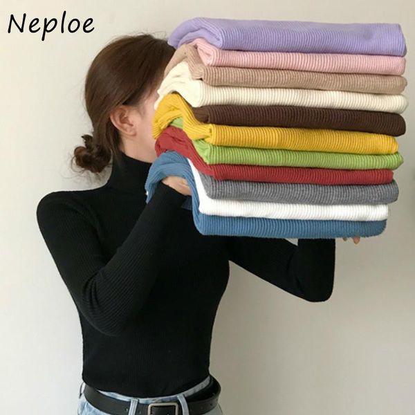 neploe korean thicken sweater turtleneck long sleeve knitting slim pullover women 2021 autumn winter fashion elegant jumper women's swe, White;black
neploe korean thicken sweater turtleneck long sleeve knitting slim pullover women 2021 autumn winter fashion elegant jumper women's swe, White;black