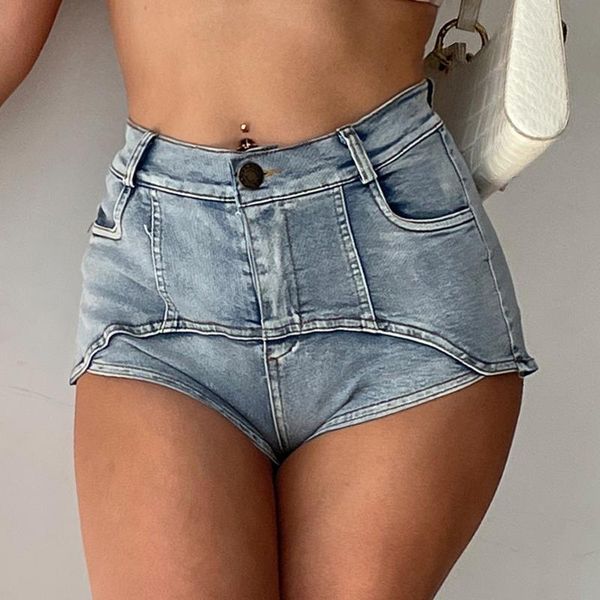 women's shorts high waist jeans denim 2021 summer fashion cotton splicing ladies skinny nightclub super short, White;black
women's shorts high waist jeans denim 2021 summer fashion cotton splicing ladies skinny nightclub super short, White;black