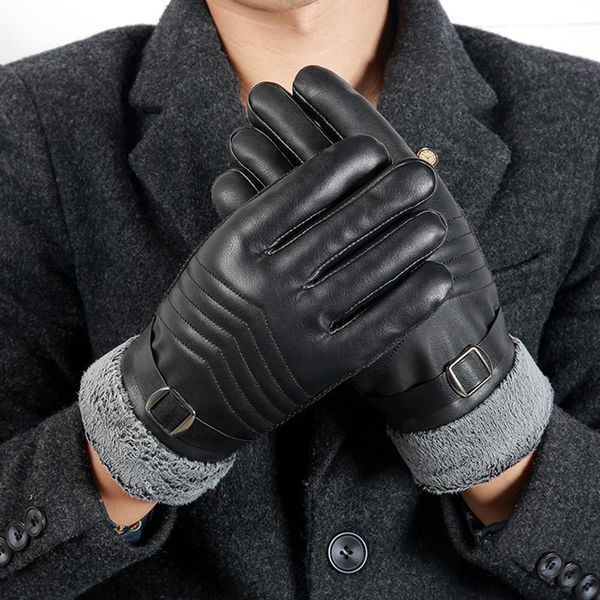 fingerless gloves men winter warm retro thickened pu leather touchscreen plush cuff outdoors anti-skid for handschoenen, Blue;gray
fingerless gloves men winter warm retro thickened pu leather touchscreen plush cuff outdoors anti-skid for handschoenen, Blue;gray