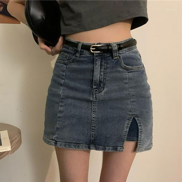 chic denim pencil skirts women harajuku summer high waist split jeans mini ladies streetwear skirt jupe femme, Black
chic denim pencil skirts women harajuku summer high waist split jeans mini ladies streetwear skirt jupe femme, Black