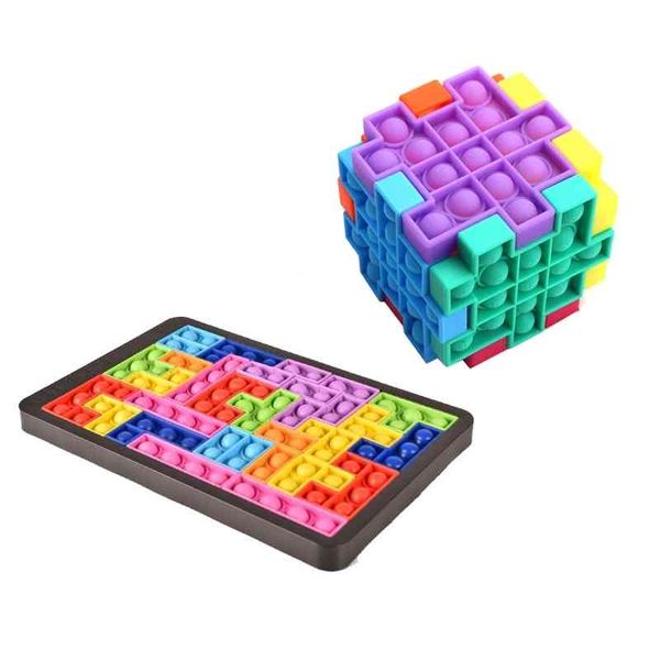451227pcs tetris jigsaw puzzle reliver stress anti-stress toys bubble sensory fidget toy to relieve autism
451227pcs tetris jigsaw puzzle reliver stress anti-stress toys bubble sensory fidget toy to relieve autism