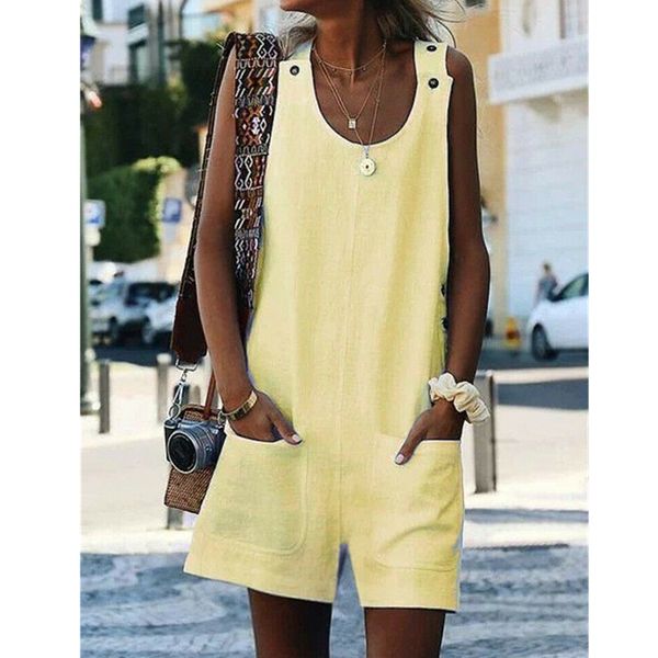 fashion women sleeveless linen v-neck pockets rompers summer new ladies solid playsuits holiday casual playsuit plus size, Black;white
fashion women sleeveless linen v-neck pockets rompers summer new ladies solid playsuits holiday casual playsuit plus size, Black;white