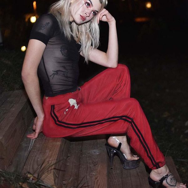 women's pants & capris autumn women joggers loose striped trousers high waist casual elastic harem angel print sweatpants, Black;white
women's pants & capris autumn women joggers loose striped trousers high waist casual elastic harem angel print sweatpants, Black;white