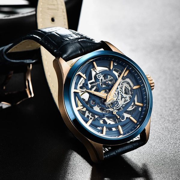 design men's watches mechanical skeleton wristwatch mens luxury automatic watch men waterproof relogio masculino wristwatches, Slivery;brown
design men's watches mechanical skeleton wristwatch mens luxury automatic watch men waterproof relogio masculino wristwatches, Slivery;brown