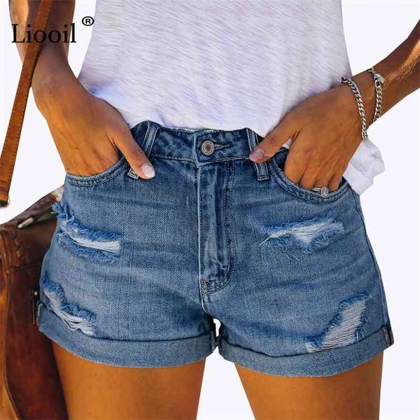 liooil skinny curly denim shorts with hole tassel women summer streetwear pockets mid waist blue ripped jean shorts 210324, White;black
liooil skinny curly denim shorts with hole tassel women summer streetwear pockets mid waist blue ripped jean shorts 210324, White;black