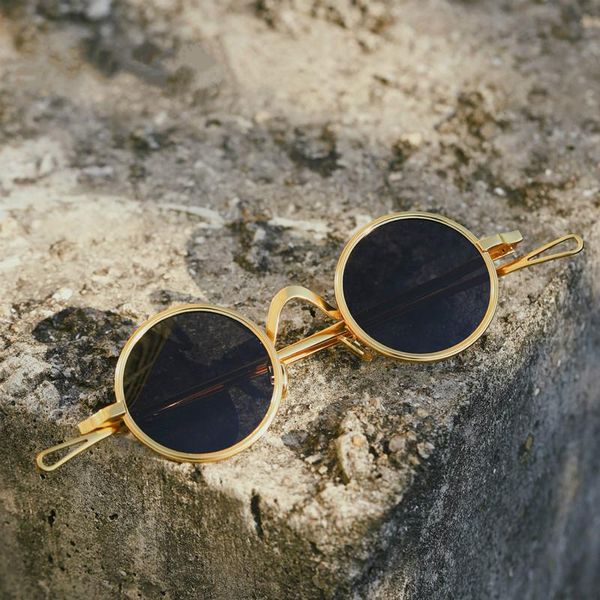 sunglasses classic gothic steampunk men designer sun glsses women small round metal frame eyewear retro gafas de so, White;black
sunglasses classic gothic steampunk men designer sun glsses women small round metal frame eyewear retro gafas de so, White;black