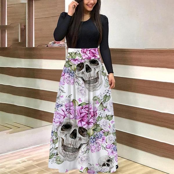 casual dresses womens long sleeve a-line dress fashion print stitching round neck large swing chic and comfortable s-2xl, Black;gray
casual dresses womens long sleeve a-line dress fashion print stitching round neck large swing chic and comfortable s-2xl, Black;gray