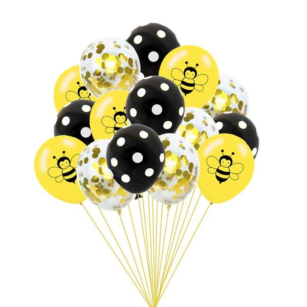 party decoration 12 inch cartoon yellow bee sequin latex balloon set baby birthday theme decorations scenery
party decoration 12 inch cartoon yellow bee sequin latex balloon set baby birthday theme decorations scenery