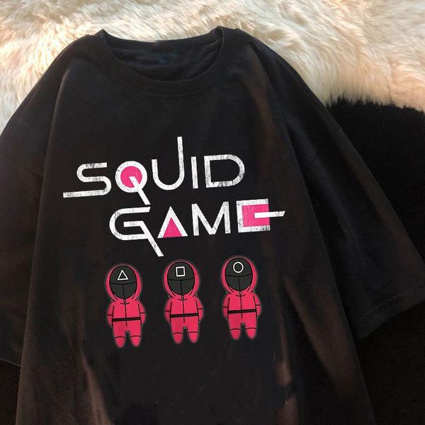 men's t-shirts 2021 korean tv tshirt squid game t shirt kawaii cartoon summer 456 graphic tee harajuku fashion style t-shirt, White;black
men's t-shirts 2021 korean tv tshirt squid game t shirt kawaii cartoon summer 456 graphic tee harajuku fashion style t-shirt, White;black