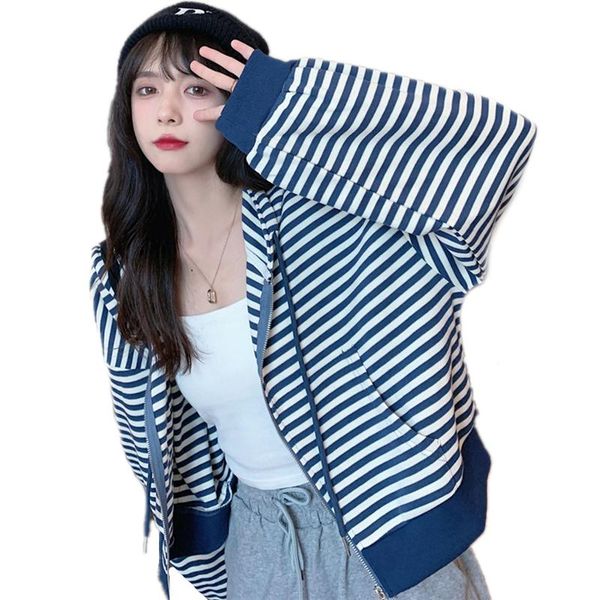 women's hoodies & sweatshirts black white patchwork colors stripes zip up short sweatshirt women loose pockets drop shoulder long sleev
women's hoodies & sweatshirts black white patchwork colors stripes zip up short sweatshirt women loose pockets drop shoulder long sleev