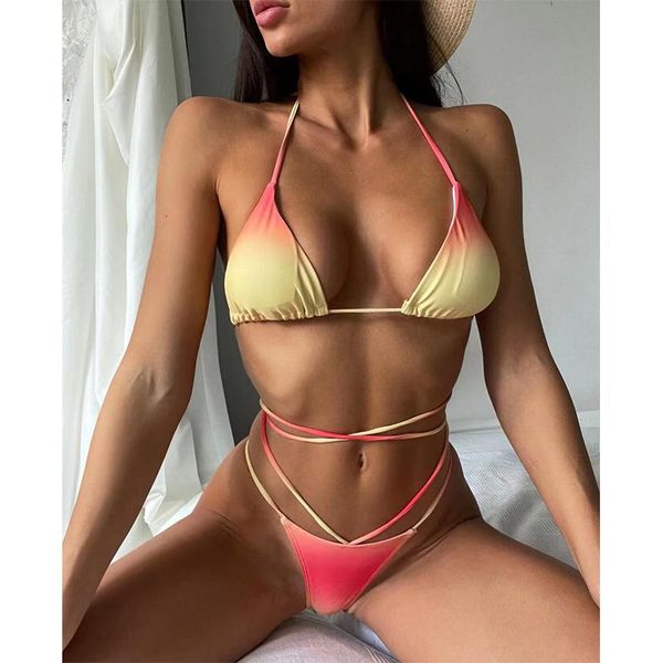 women's swimwear myteng tie dye print two piece set bikini women triangle push up bathing suit beachwear summer halter swimsuit, White;black
women's swimwear myteng tie dye print two piece set bikini women triangle push up bathing suit beachwear summer halter swimsuit, White;black