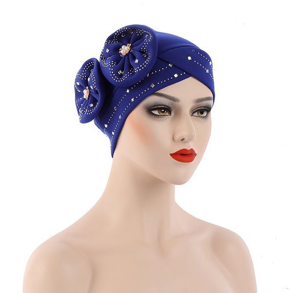 african turban cap auto gele headtie islamic hat for ladies head wraps nigerian wedding gele cap already muslim headscarf, Blue;gray
african turban cap auto gele headtie islamic hat for ladies head wraps nigerian wedding gele cap already muslim headscarf, Blue;gray