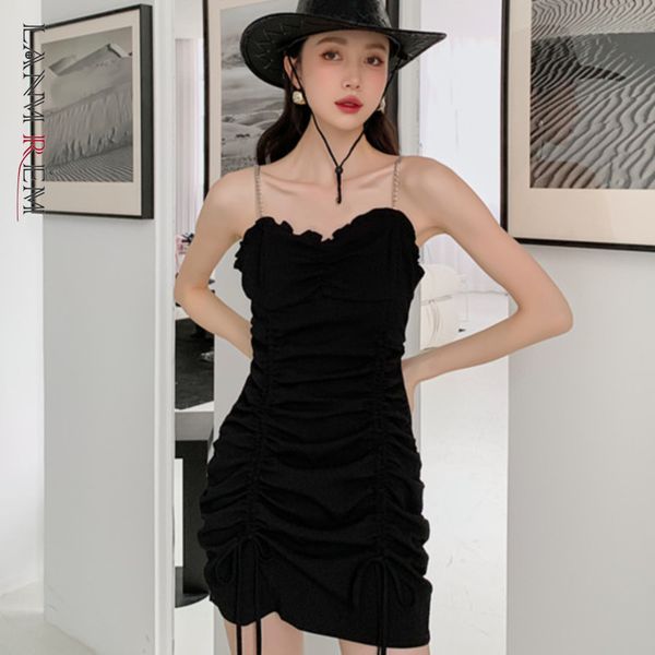 women sleeveless a-line folds suspender dresses slim fit female fashion tide summer arrivals 2h014 210507, Black;gray
women sleeveless a-line folds suspender dresses slim fit female fashion tide summer arrivals 2h014 210507, Black;gray