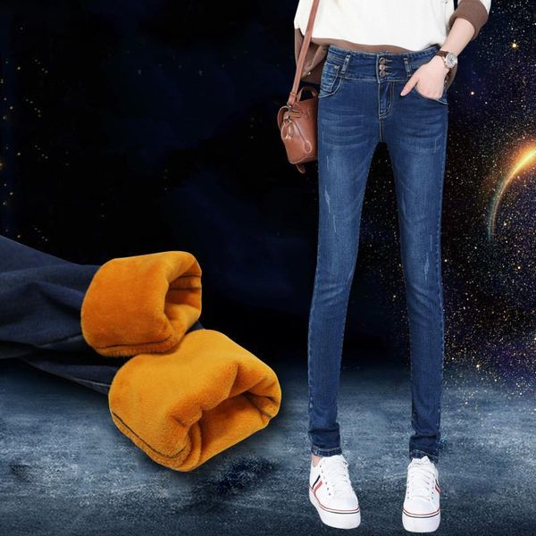 women's jeans women winter thicken fashion high waist skinny gold fleeces denim pencil pants warm jean plus size streetpant p9177, Blue
women's jeans women winter thicken fashion high waist skinny gold fleeces denim pencil pants warm jean plus size streetpant p9177, Blue