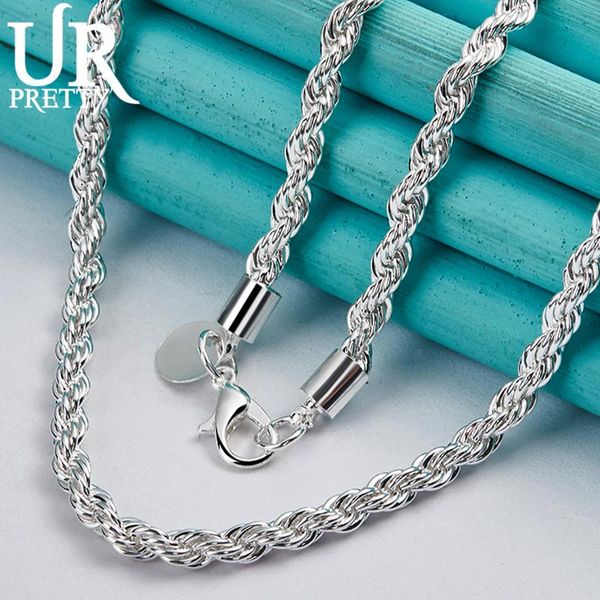 chains urpretty 925 sterling silver 4mm twist necklace 24 inch chain for woman men wedding engagement party jewelry gift
chains urpretty 925 sterling silver 4mm twist necklace 24 inch chain for woman men wedding engagement party jewelry gift