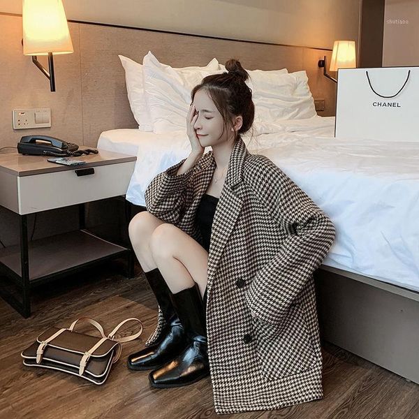 leiouna autumn winter plaid faux lamb fur parka wool coat women jacket women's female overcoat outerwear coats tweed & blends, Black
leiouna autumn winter plaid faux lamb fur parka wool coat women jacket women's female overcoat outerwear coats tweed & blends, Black