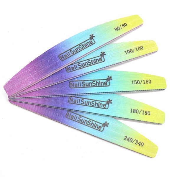 pcs rainbow nail files accessories for styling half moon nails file sanding block buffer 80/100/150/180/240 grit manicure
pcs rainbow nail files accessories for styling half moon nails file sanding block buffer 80/100/150/180/240 grit manicure