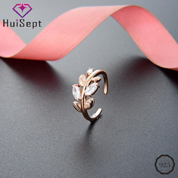 cluster rings huisept 925 sterling silver jewelry flower shape zircon gemstone rose gold color open finger ring for women wedding party, Golden;silver
cluster rings huisept 925 sterling silver jewelry flower shape zircon gemstone rose gold color open finger ring for women wedding party, Golden;silver
