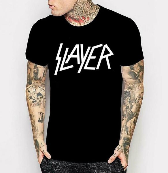men's t-shirts mens slayer logo black t-shirt thrash metal band 100% cotton shirt s - 3xl, White;black
men's t-shirts mens slayer logo black t-shirt thrash metal band 100% cotton shirt s - 3xl, White;black