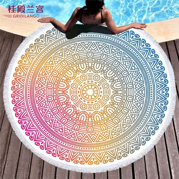 towel gridilango mandala gradient microfiber round beach towels with tassel boho for adults kids bath yoga mat 150x150cm
towel gridilango mandala gradient microfiber round beach towels with tassel boho for adults kids bath yoga mat 150x150cm