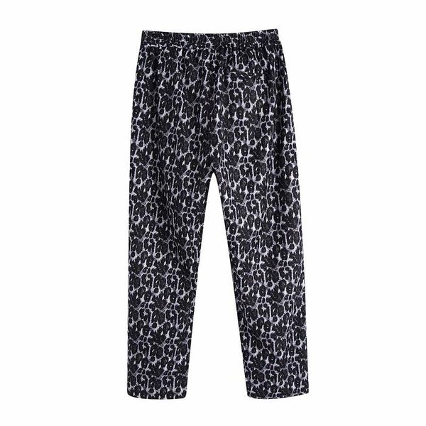 women autumn vintage leopard pants elastic waist bow tie fashion full length female street elegant trousers clothes women's & capris, Black;white
women autumn vintage leopard pants elastic waist bow tie fashion full length female street elegant trousers clothes women's & capris, Black;white