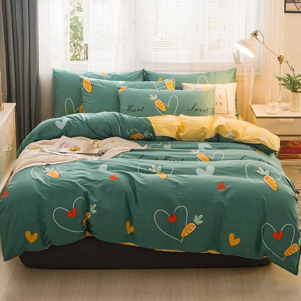 bedding sets net red all cotton four piece set of pure sheet quilt cover 100 fitted single bed three 4
bedding sets net red all cotton four piece set of pure sheet quilt cover 100 fitted single bed three 4