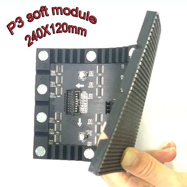 indoor p3 square column round corner electronic advertising screen unit board, 256x128mm size hd full-color led soft module display
indoor p3 square column round corner electronic advertising screen unit board, 256x128mm size hd full-color led soft module display