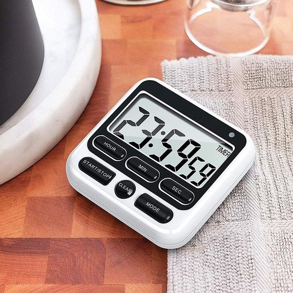kitchen timers digital timer with mute/loud alarm switch on/off switch, 12 hour clock & alarm, memory function count up dow
kitchen timers digital timer with mute/loud alarm switch on/off switch, 12 hour clock & alarm, memory function count up dow